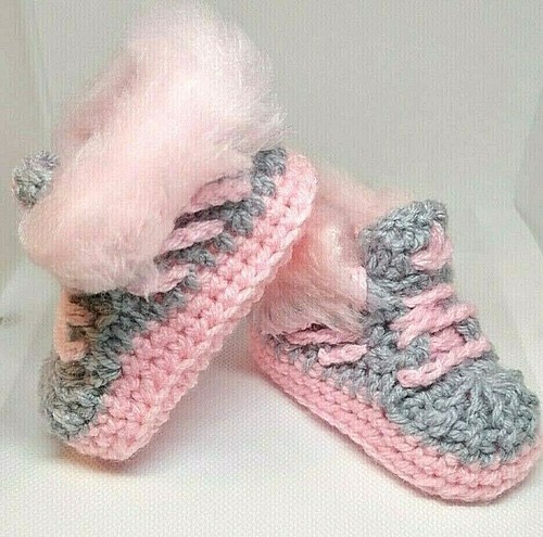 Scarpe all uncinetto bambino - all'uncinetto,