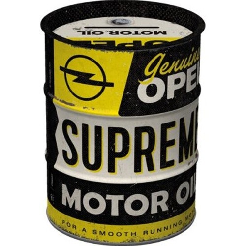 Opel salvadanaio fusto olio