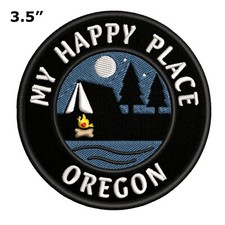 My Happy Place Oregon Patch