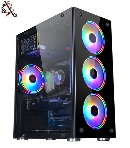Case midi tower - case, vetro