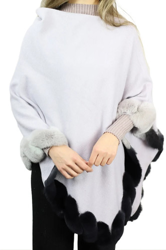 Poncho fiorentina angolato - la,