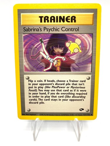 Carta pokemon sabrina - carta,
