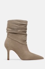 STIVALI ZARA SCAMOSCIATI TACCO