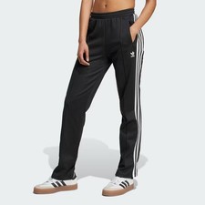 PANTALONE ADIDAS Track pants Beckenbauer DONNA ACETATO IW3171 NERO ORIGINALE