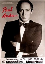 PAUL ANKA - 1988 - Plakat -