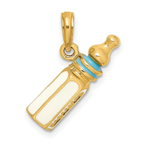 Ciondolo biberon oro giallo - biberon,