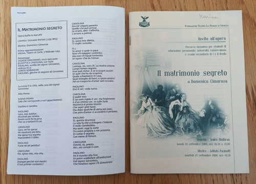 Invito all opera - invito, il