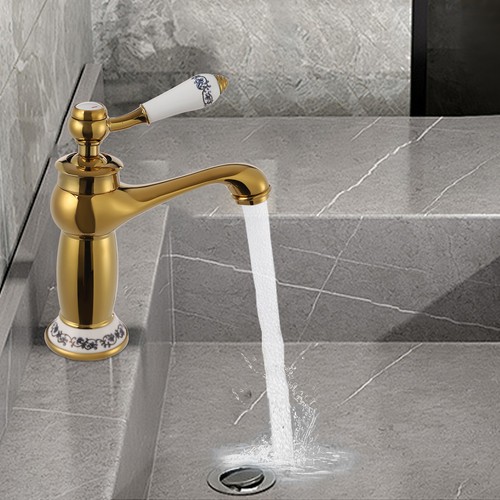 Rubinetto lavabo ottone - , retrò