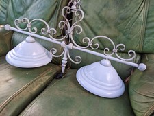 LAMPADARIO A BILANCIERE classico in ferro battuto 2 luci