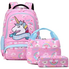 Zaino Ragazza Zaino Unicorno Bambina Zaini Scolastico Elementari Bambini (W8o)