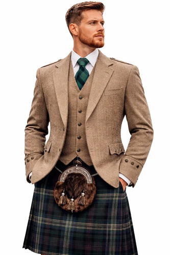 Giacca gilet kilt - gilet, argyle