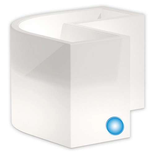 Vaso luminoso angolare lampada - vaso,