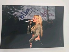 SARAH CONNOR autografo firmato autografo firmato FOTO ORIGINALE 10X15CM 