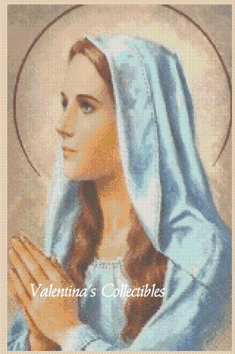 Tabella punto croce madonna - tabella,