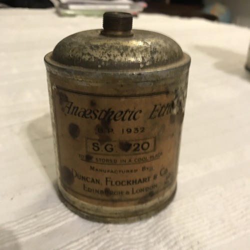 Barattolo latta ww2 medico - latta,
