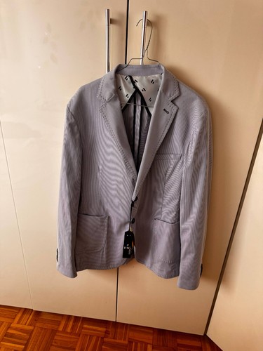 Giacca fag righe blu - giacca,