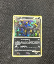 Umbreon 10/90  Cracked Ice Holo HGSS Undaunted Pokemon Card Eng