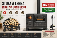 Stufa a Legna Ghisa con Forno