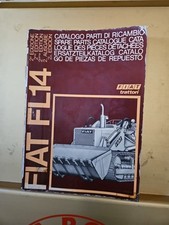Trattore Fiat FL14  Del 1970 Catalogo Parti Di Ricambio Originale D'epoca 