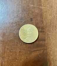 Moneta Rara 50 centesimi AENTA 2002