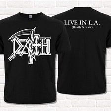T-shirt nera Death live in
