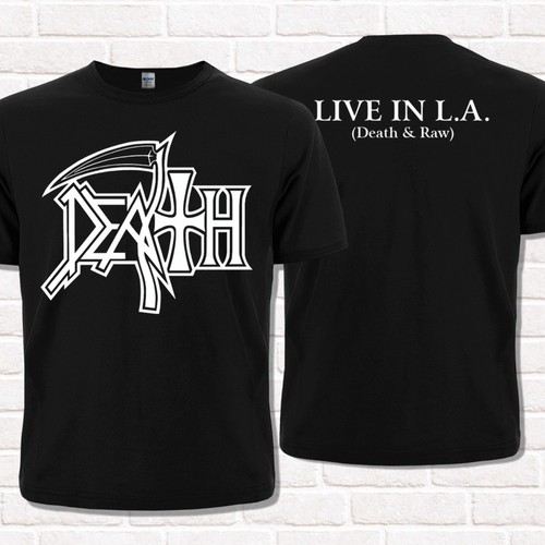 Shirt nera death live - nera, in