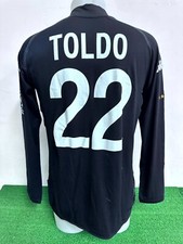MAGLIA ITALIA TOLDO WORLD CUP MATCH WORN ISSUE SHIRT JERSEY CAMISETA COA 2002