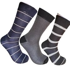 6 PAIA CALZE CORTE UOMO DISEGNATE COLORATE IN COTONE FILO DI SCOZIA Pregiato100%