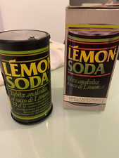 Radio Transistor lattina Lemon soda lemonsoda pubblicità vintage anni 80 + box