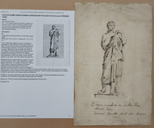 Antico disegno a lapis del