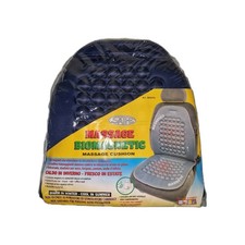 SCHIENALE COPRISEDILE MASSAGE VELLUTO MAGNETICO MASSAGIANTE BLU RIF.2002