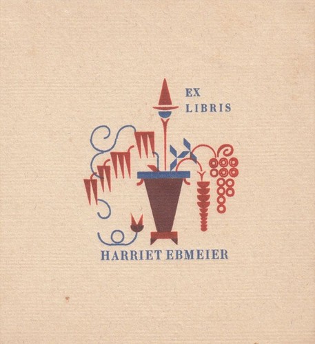 Exlibris bookplate klischee - bookplate,