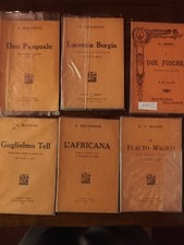 LOTTO 6 LIBRETTI OPERA LIRICA
