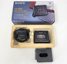 SONY M-909  MICROCASSETTE RECORDER - VINTAGE