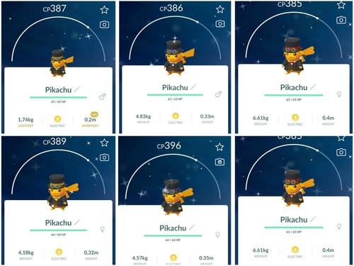 Shiny pikachu dapper - ✨,