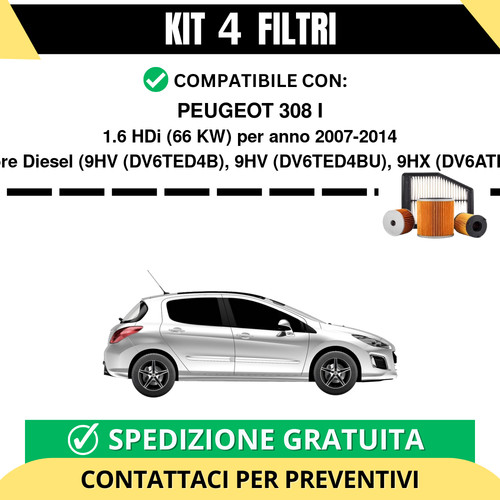 Kit filtri tagliando per - kit,