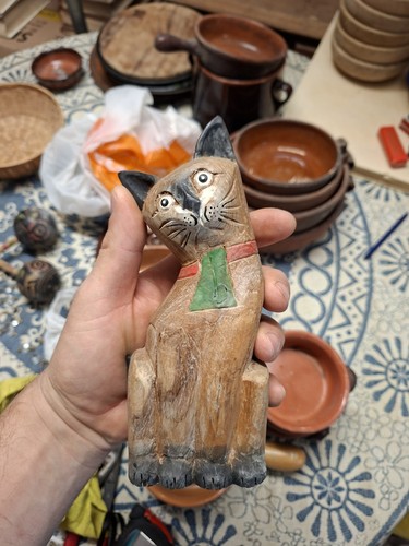 Scultura gatto vintage - scultura,