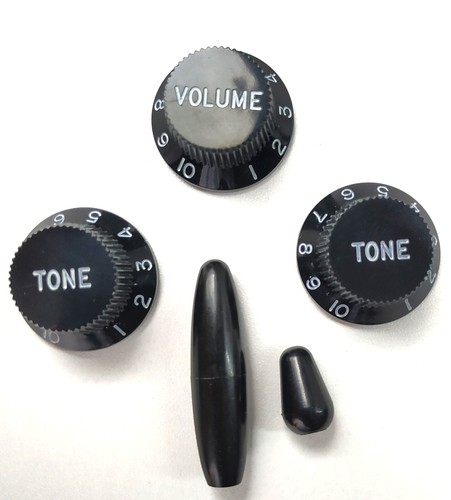 Set noir stratocaster 3 - noir,