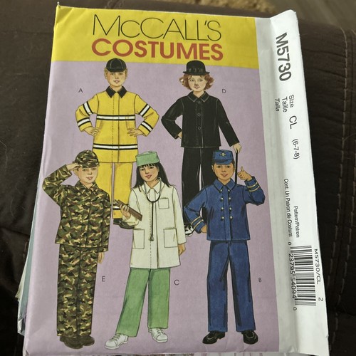 Costume mccall m5730 - mccall's,