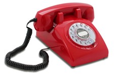 CAVO OPIS 60s: il telefono retrò con intarsio classico quadrante rotante USA