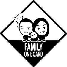 adesivi personaggi famiglia