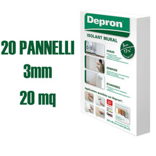 DEPRON 20 PANNELLI ISOLANTI DA 3MM (125 X 80 ) CONFEZIONE DA 20MQ