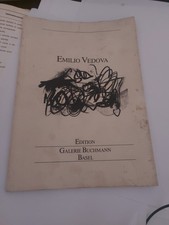 Catalogo mostra Emilio Vedova 1984 galerie buchmann basel 800 esemplari  