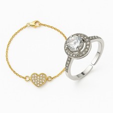 Set anello e bracciale