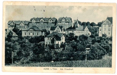 Cartolina auma cimitero - cartolina, al