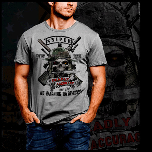 Shirt cecchino militare - cecchino,