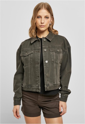 Ladies oversized colored denim - colored,