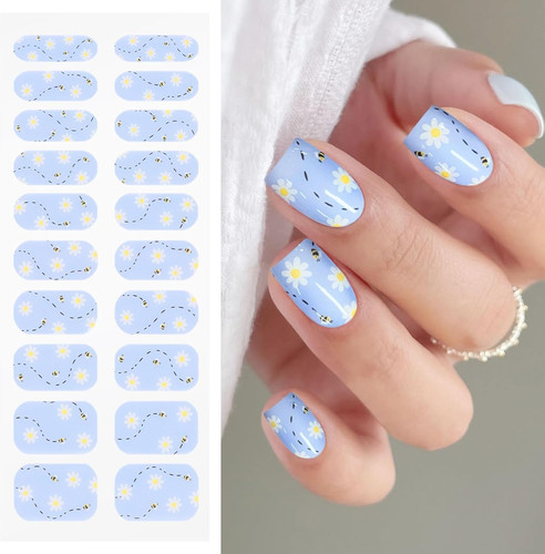 Unghie gel adesive fiore - uv,