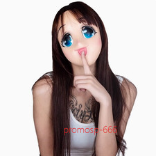 Maschera Anime Ragazza Cartone