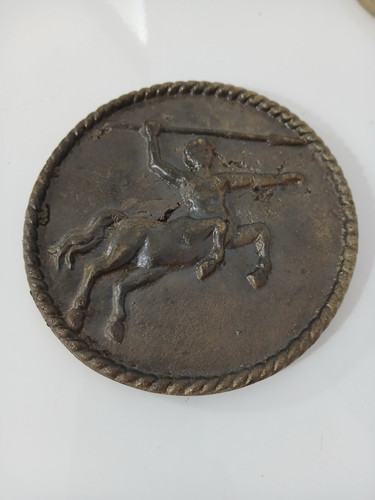 Placca stemma crest metallo - stemma,